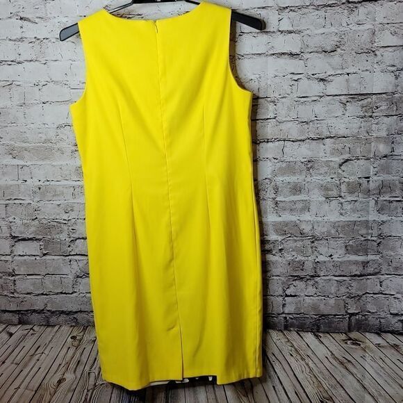 Kim Rogers Dress Size 16 Yellow - Picture 3 of 5